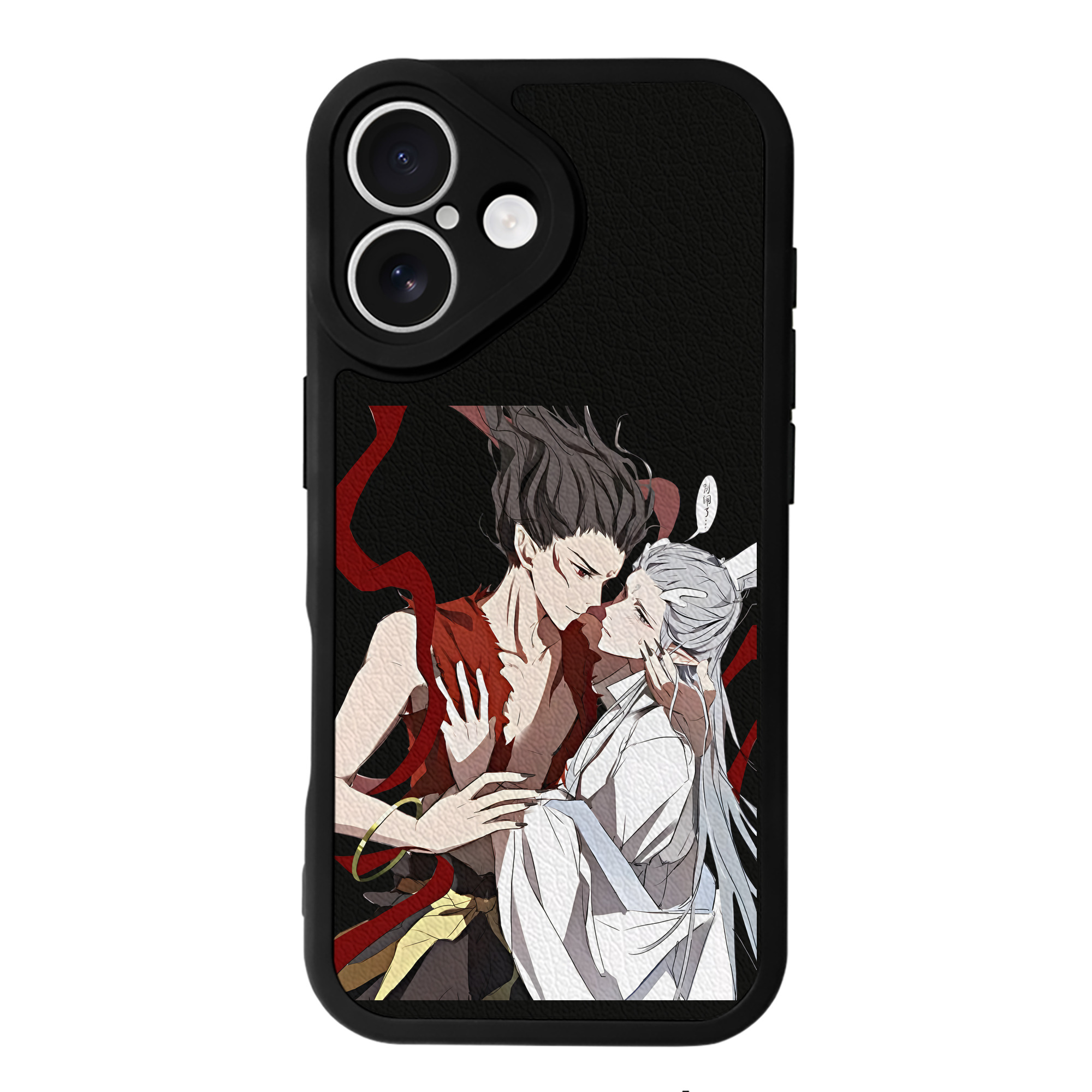 （画像用） Ne Zha 2 ナタ 魔童の大暴れ 【iPhone 16シリーズ対応】シリコンスマホケース（レザー調） 材質：シリコン
